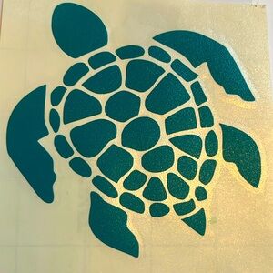 New sticker decal indoor outdoor car window or wall sticker turquoise